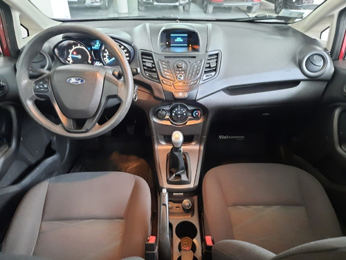 Imagen 10 de 25 de Ford Fiesta S Sedán Plus 2014 106.000 Km. Bordó, Batería Nva