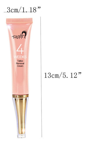 Crema Para Eliminar Tatuajes, Permanente Y Útil, Para Elimin Color 4pc