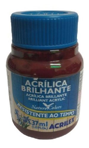 Tinta Acrílica Brilhante Vinho - 565 - Acrilex - 37ml