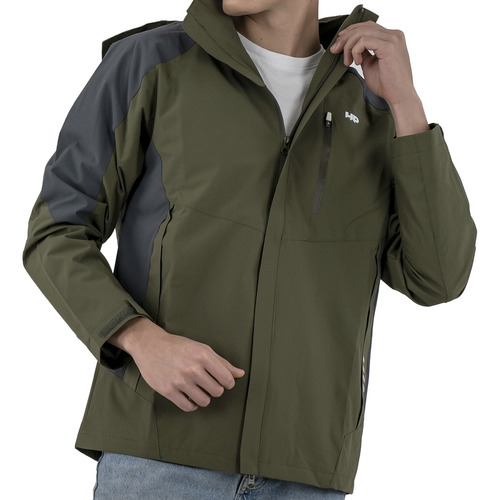 Chamarra Hombre Impermeable Para Lluvia Chaqueta Rompeviento