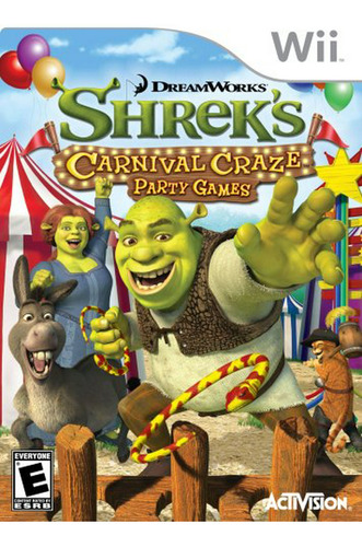 Carnival Craze De Shrek Party Games - Nintendo Wii.