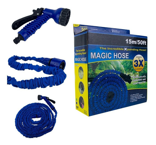 Imagen 1 de 3 de Manguera Magic Hose Expandible Hasta 15mtrs