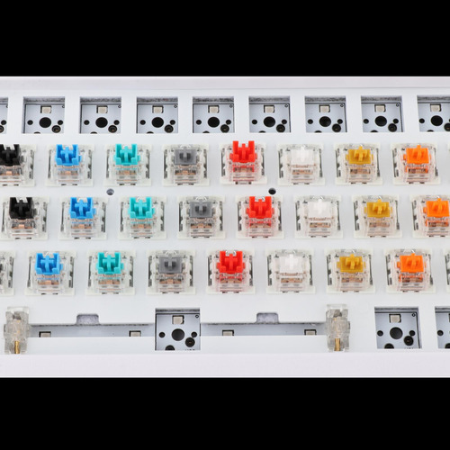 2 Interruptores De Teclado Mecânico De 3 Pinos Rgb Led Smd