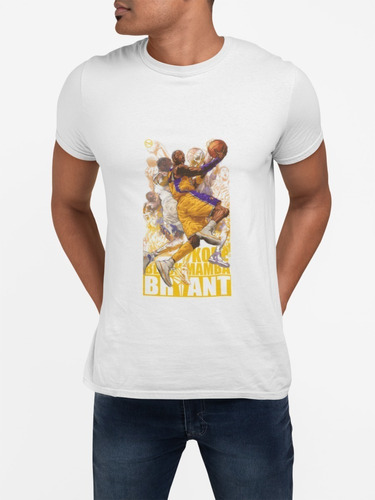 Polera Kobe Bryant Nba  Estampada Algodon