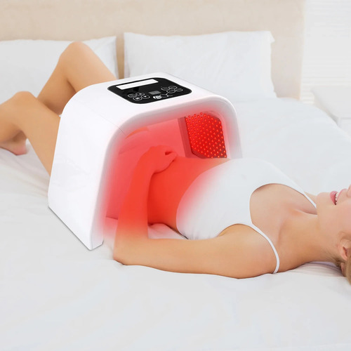 Máscara Facial De Luz Led 7 Em 1: Equipamento De Beleza Para