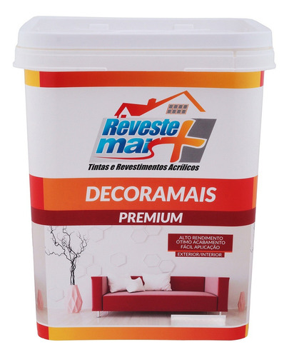 Tinta Premium Decora Fosco Reveste Mais 3,6L