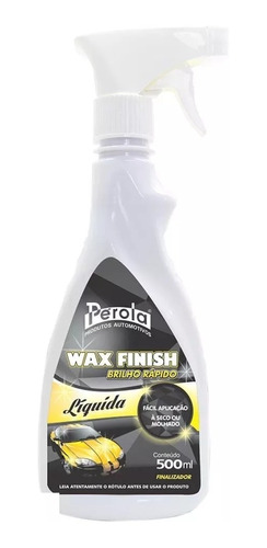 Cera Spray  Wax Finish Brilho Rapido 500ml C/nf