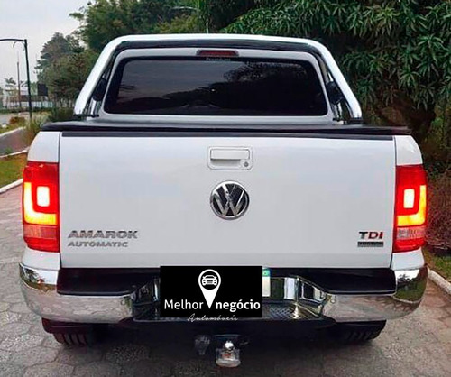 Imagem 7 de 15 de Volkswagen Amarok Highline Cd 2.0 Tdi Diesel Aut 2016 Branca