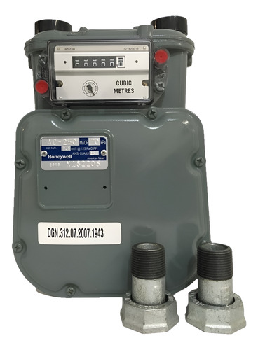 Medidor De Gas Mca Honeywell American Meter Ac-250 En 3/4