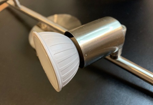 Spot / Aplique 2 Luces Super Platil ,apto Dicroica Led