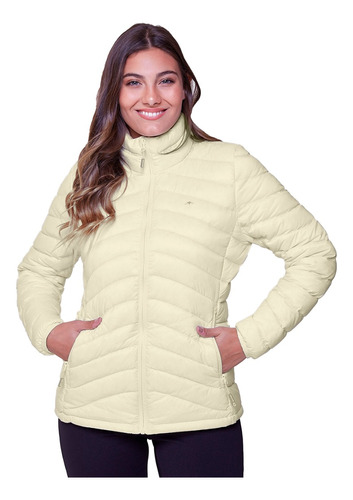 Campera Abrigada Mujer Pluma Invierno Montagne Shelby 