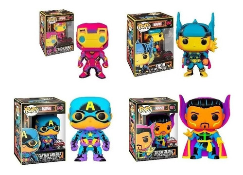 Set Funko Pop Black Light