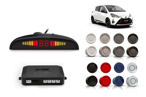 Sensor De Estacionamiento P/ Toyota Yaris  Con Display