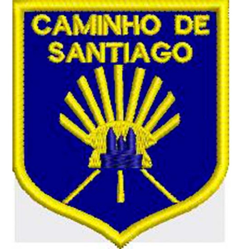 Patch Bordado Caminho De Santiago 7x6 Cm Cód.6111