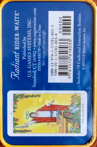 Radiant Rider Tarot Tin En Ingles