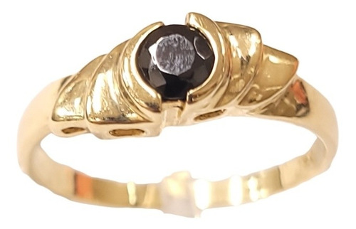 Imagen 1 de 4 de Anillo Oro 18kts Cubic 2,0grs N°13 Brumat