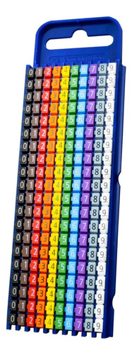 Marcador Encaixe Números 0-9 Cores 200pç Escolha Medidas