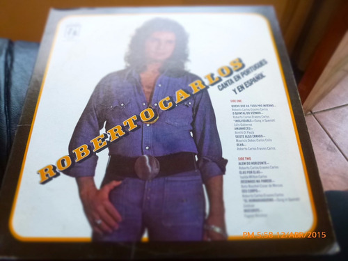 Vinilo Lp De Roberto Carlos Canta En Español-portugues (u480
