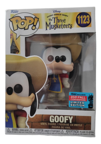 Goofy Los Tres Mosqueteros Funko Pop Disney 