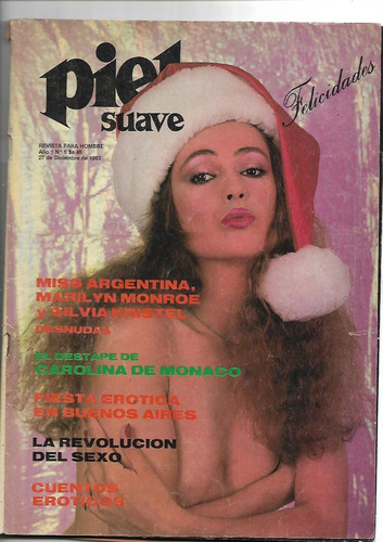 Revista Piel Suave #6 1983 Marilyn Monroe Bataille Kristel