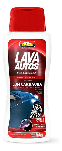 Shampoo Xampu Limpa Automotivo 500 Ml P/ Lava Jato