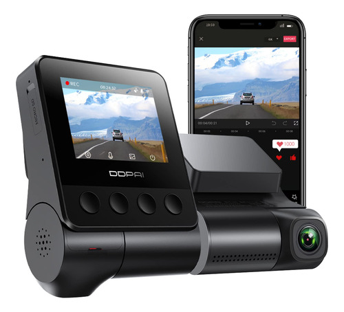 Ddpai Dash Cam Gps Frontal Camara Vehiculo 3k Ultra Hd 2