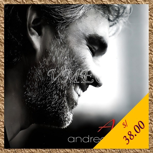 Vmeg Cd Andrea Bocelli 2006 Amor