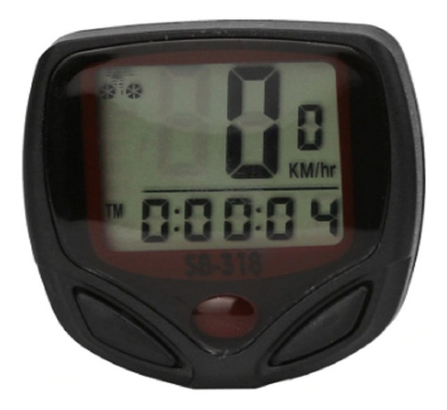 Cronometro Display Digital Bicicletas Bike Sb 318 Com Fio