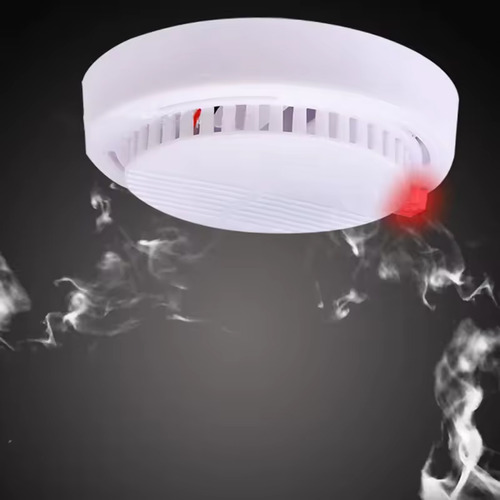 Detector De Fumaça Incendio Fogo Alarme 85db 2 Uni Sensor