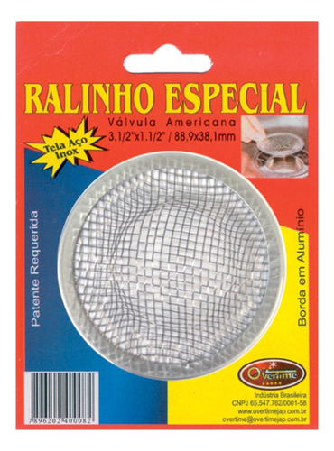 Ralinho Especial Válvula Americana 3.1/2 X 1.1/2 Overtime