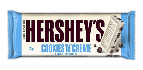 Barras De Chocolate Hersheys, Cookies N Creme, 4 Unidades, 1