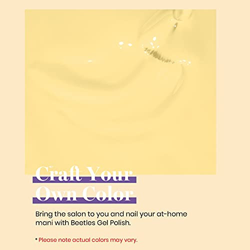 Esmalte Para Uñas En Gel De Secado Uv Amarillo Lemon Chiffo