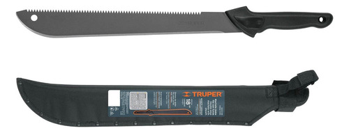 Machete Acero Truper Hoja 45cm Laminada C/ Serrucho + Funda