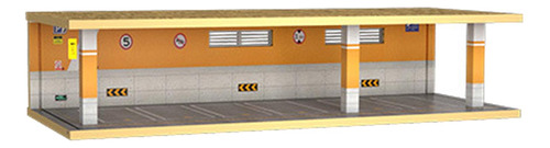 Madera 1/32 Escala Aparcamiento Escena 6 Manchas Naranja