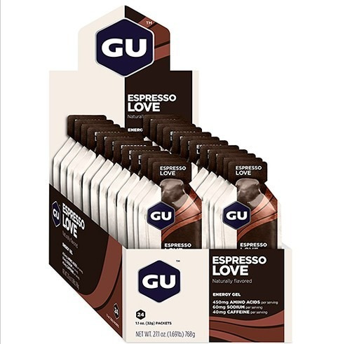 Gu Energy Gel Espresso Love Caja 24 Con Cafeína