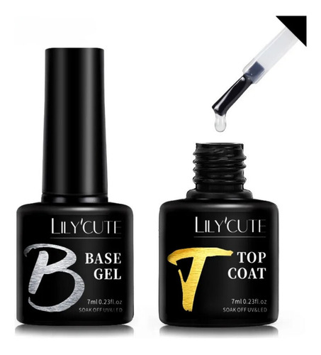 Base Coat + Top Coat Uñas Semipermanen - mL a $3279