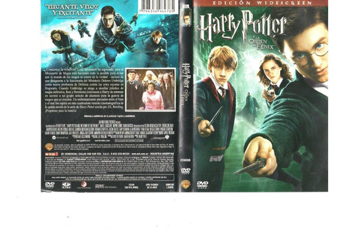 Harry Potter Y La Orden Del Fénix - Dvd Original - Mcbmi