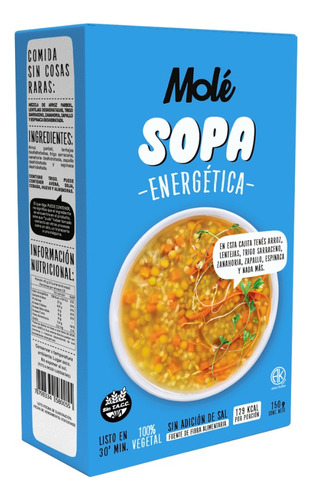 Sopa Energética Mole 150 G