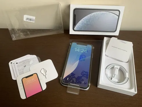 Apple Iphone Xr 128 Gb Branco Na Caixa Bateria Original Nova