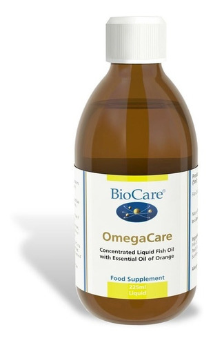 Omega 3 Liquido Omegacare Aceite De Pescado, 225ml L Biocare