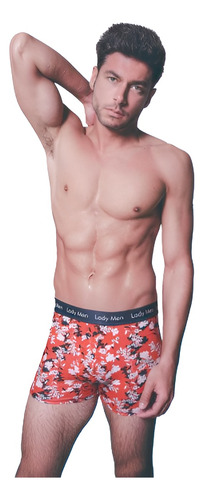 Boxer Calzoncillo Lody Men Estampado Pack X 6 Algodón Lycra 