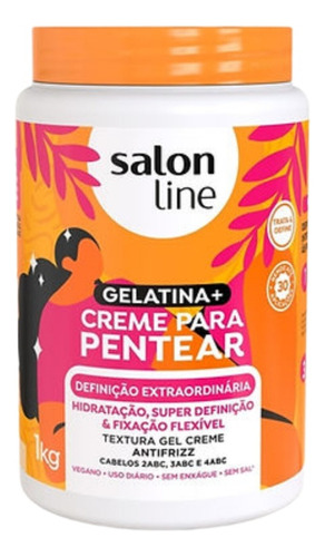 Salon Line Gelatina+crema De Peinar Definición Extraordinari