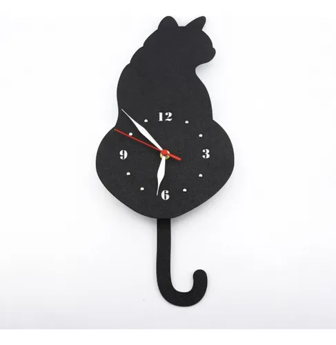 Reloj de gato pared sale