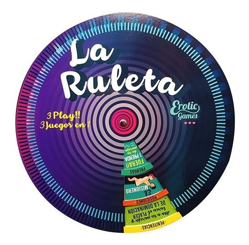 Juego De Mesa La Ruleta, 3 Juegos En 1