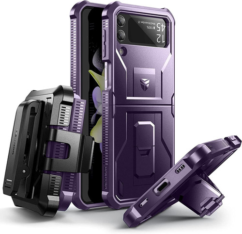 Funda Para Samsung Galaxy Z Flip 4 5g Con Clip Giratorio - P