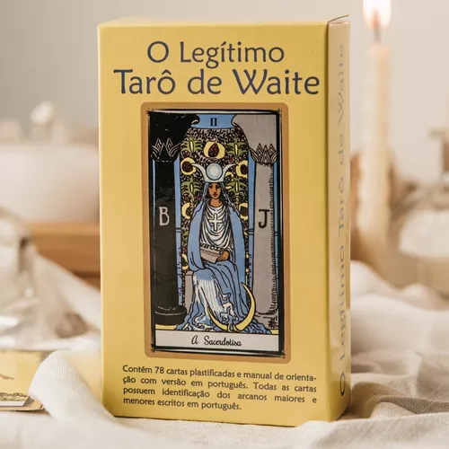 E. A. Baralho de cartas Waite Tarot, jogos de tabuleiro e cartas Vintage, o  produto mais vendido, essencial para o entretenimento.