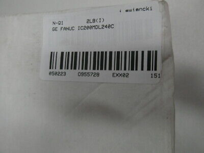Ge Fanuc Ic200mdl240c Input Module 120v-ac Nnr
