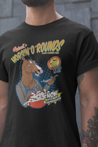 Camiseta Serie Bojack Horsemen Cereales