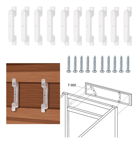 Clips Falsos Frentes De Gabinetes, Conector Falsos Fren...