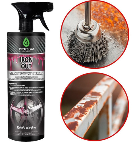 Iron Out Protelim 500ml Descontaminante Ferroso Neutralizado